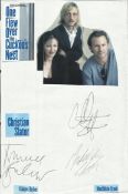 Cast of One flew over the cuckoo’s nest, Christian Slater, Frances Barber and Mackenzie Crook