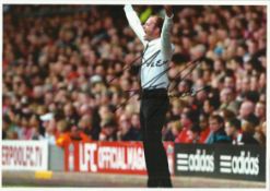 Alan Shearer signed 12 x 8 colour photo, Manager mode in shirt & smart trousers, to Alex. Good