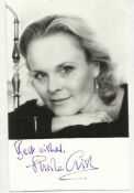 Sheila Gish signed small b/w photo, died 2005, Mansfield Park, Highlander. Good condition.
