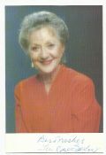 Thelma Barlow signed colour photo. Good condition
