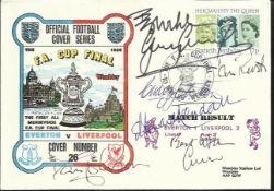 Liverpool FC multi-signed 1986 Everton v Liverpool cover signed by Sammy Lee, Ian Rush, Bruce