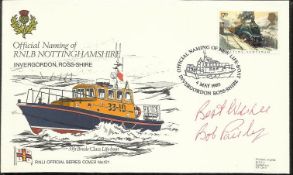 Bob Paisley Unusual 1985 FNLB Nottinghamshire cover signed by legendary Liverpool manager Bob