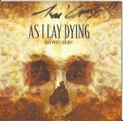 Tim Lambesis signed CD case for As I lay dying. Good condition