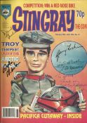 Stingray comic multi-signed, circa early 1990?s autographed on the front by Gerry Anderson and