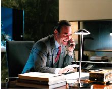 Jean Dujardin signed 10x8 C Photo Of Jean From The Wolf Of Wall Street Signed In Blue, Obtained At