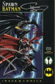 Todd McFarlane and Frank Miller 1994 Spawn vs. Batman Image Comics graphic novel, signed on the