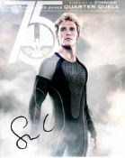 Sam Claflin signed 8x10 C Photo Of Sam From The Hunger Games Signed In Black, Obtained At A London
