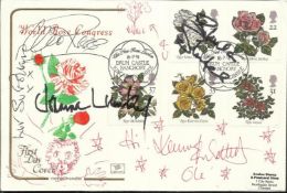 Kenny Everett 1991 World Rose Congress first day cover signed by the late great comedy legend Kenny