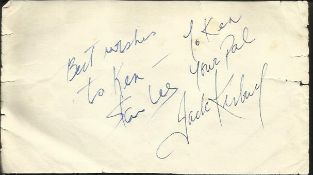Paul McCartney and Jack Kirby Superman creator, PLUS Stan Lee signed vintage autograph album page