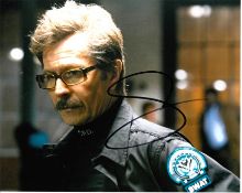 Gary Oldman signed 8x10 C Photo of Gary from Dark Knight. Signed By Gary In Black, Obtained At The