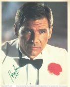 Harrison Ford Stunning vintage colour 8x10 Lucasfilm photograph from Indiana Jones, autographed in