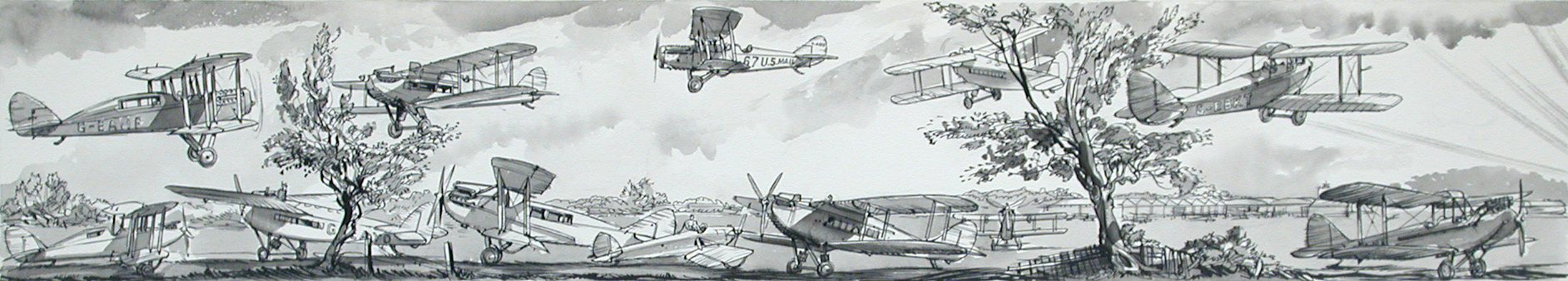 Attributed to Frank Wooton. De Havilland Aircraft Company Public Relations Department - Original - Image 6 of 6