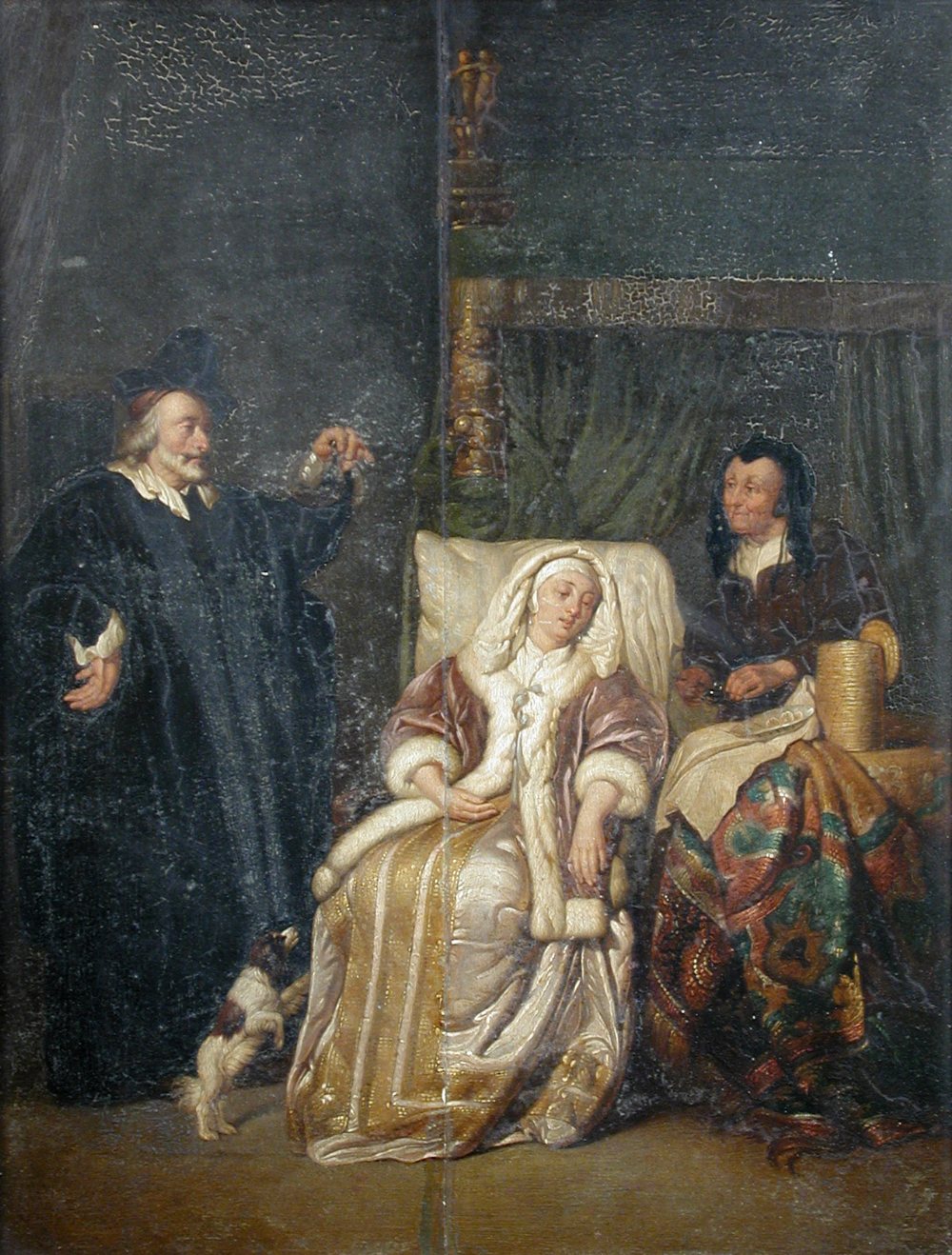 Pieter Cornelisz van Slingelandt (Dutch, 1640-1691) after Gabriel Metsu (Dutch, 1629-1667) The