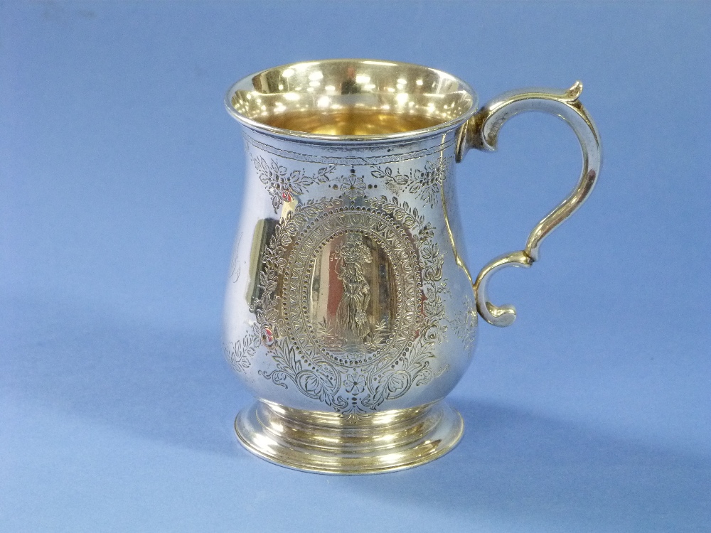 A Victorian silver Christening Mug, by Goldsmiths Alliance Ltd, hallmarked London, 1867, of