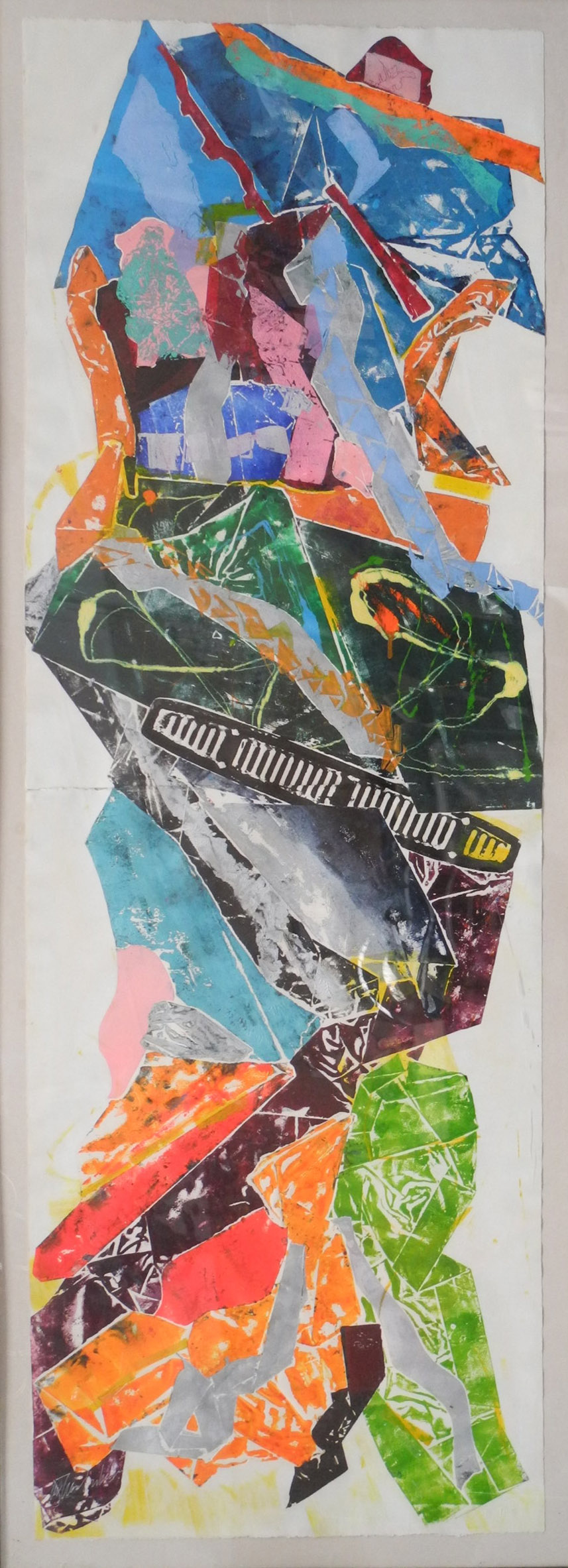 John Angus Chamberlain (1927-2011), M-425 monoprint, 1989, monoprint in colours, signed. 240 x