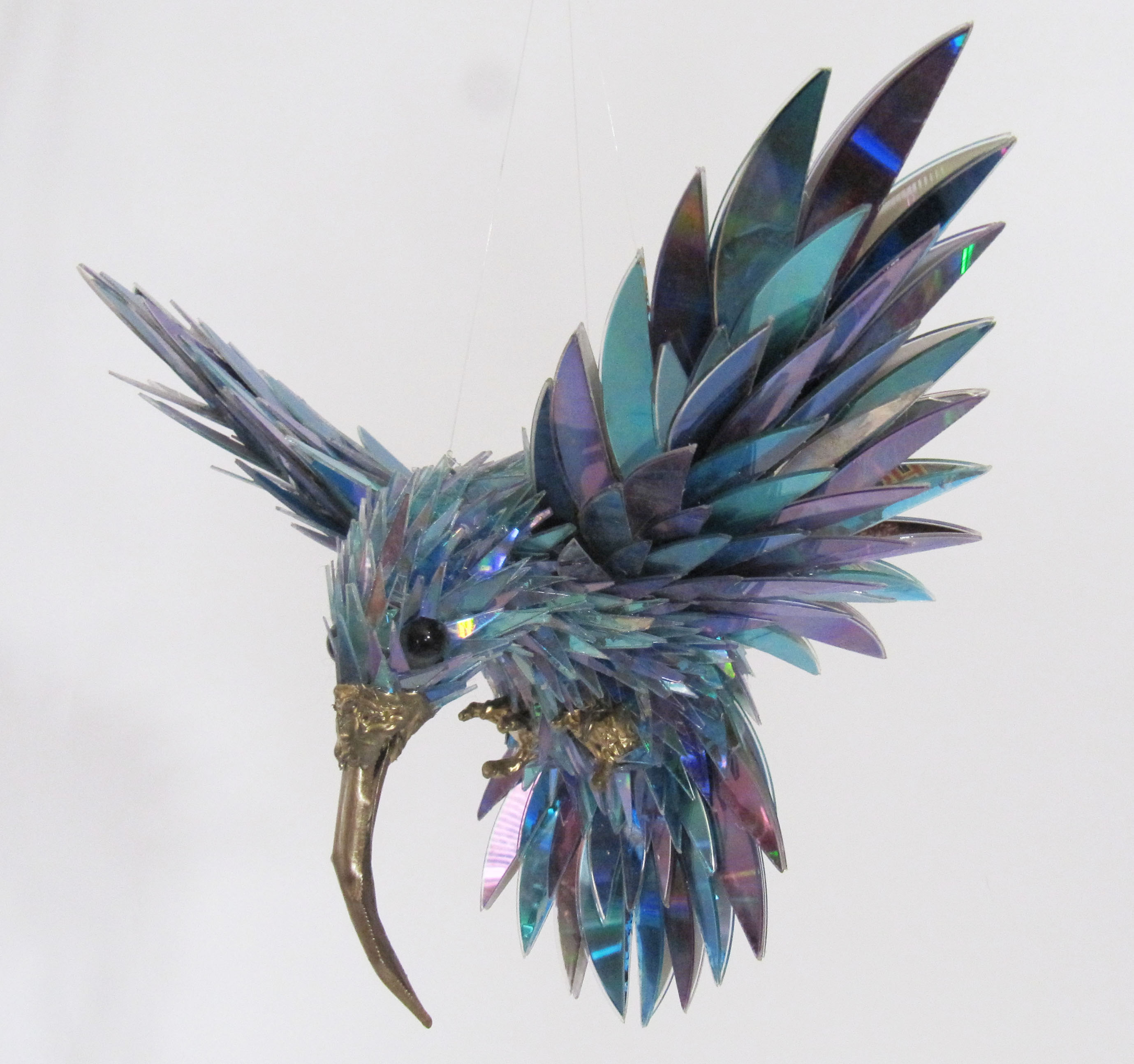 Sean Avery, Humming Bird, 2013, mixed media, sculpture in the form of a humming bird modelled from