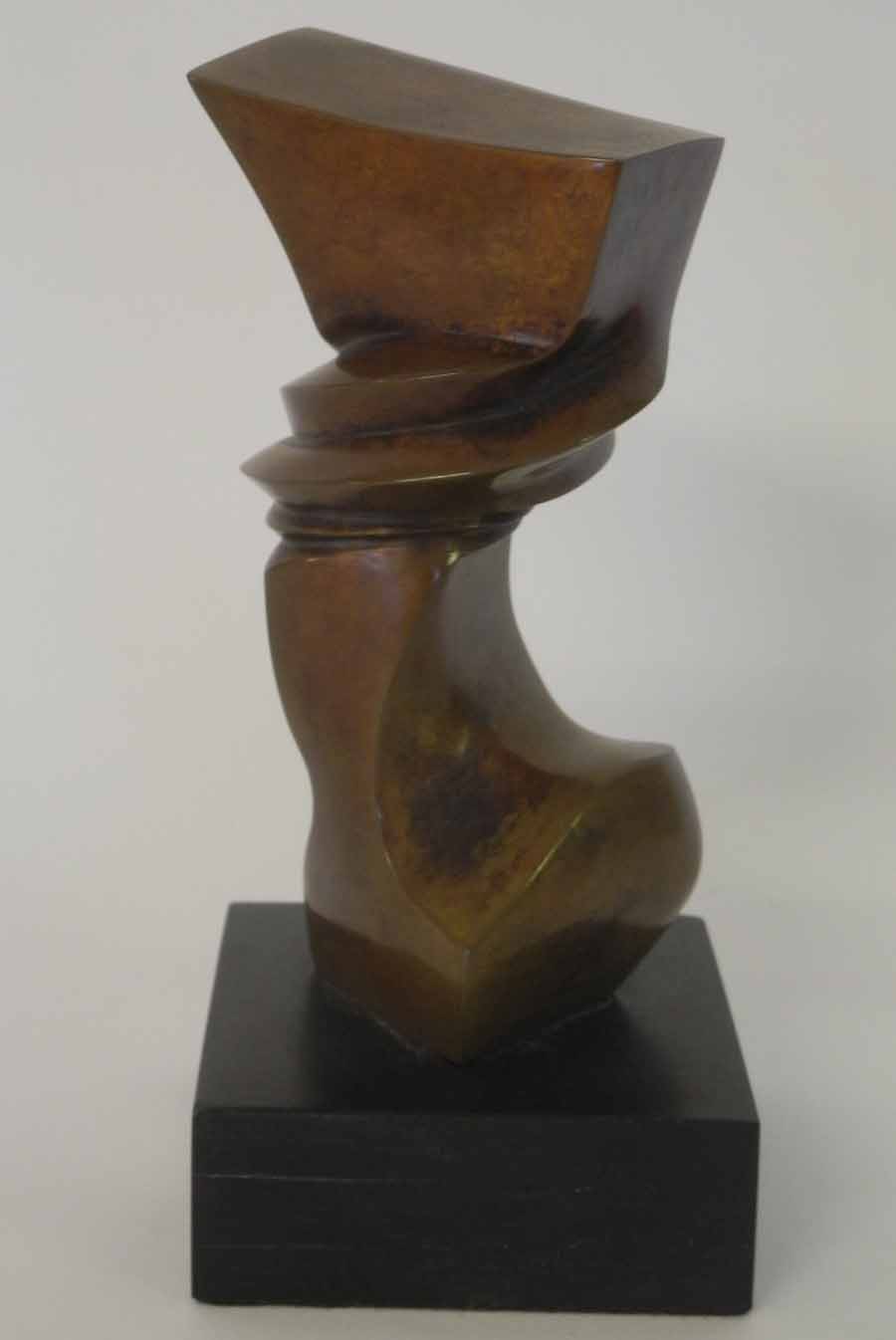 •Frederick Leslie KENETT (1924-2012), a late 20th Century bronze sculpture of abstract form circa