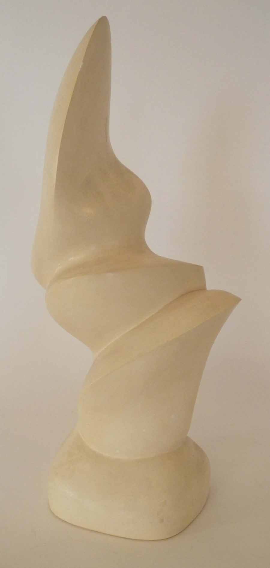 Frederick Leslie KENETT (1924-2012), a late 20th Century plaster sculpture of abstract form (A/F).