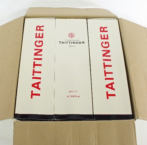 Champagne: Taittinger Brut, Reims, NV, 6 magnums in gift boxes