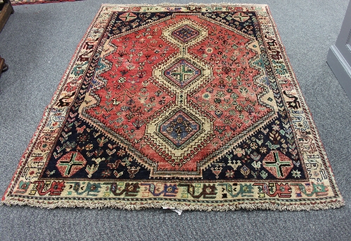 A Turkey rug with triple pole medallion on a pink ground, 210cm x 152cm (82.5" x 59.75") and another - Bild 4 aus 4