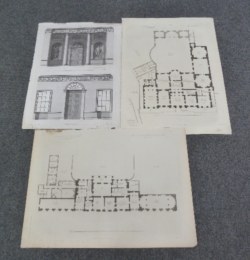 P Mazell after Robert Adam Architect 1766 Vol II No III Pl IV Porters Hall, published 1778/C White