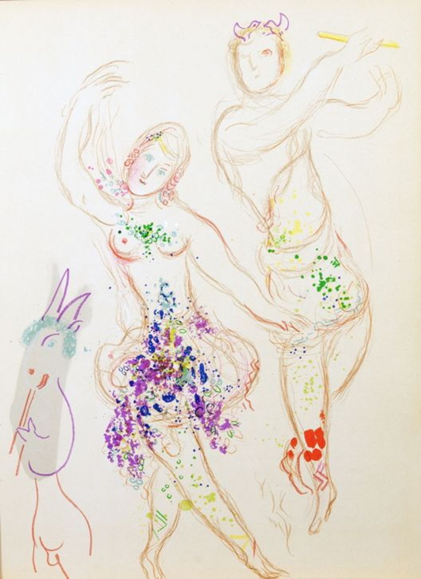 Jaques Lassaigne. Marc Chagall. Dessins et aquarelles pour Le Ballet. Paris, XXe siècle 1969. Mit