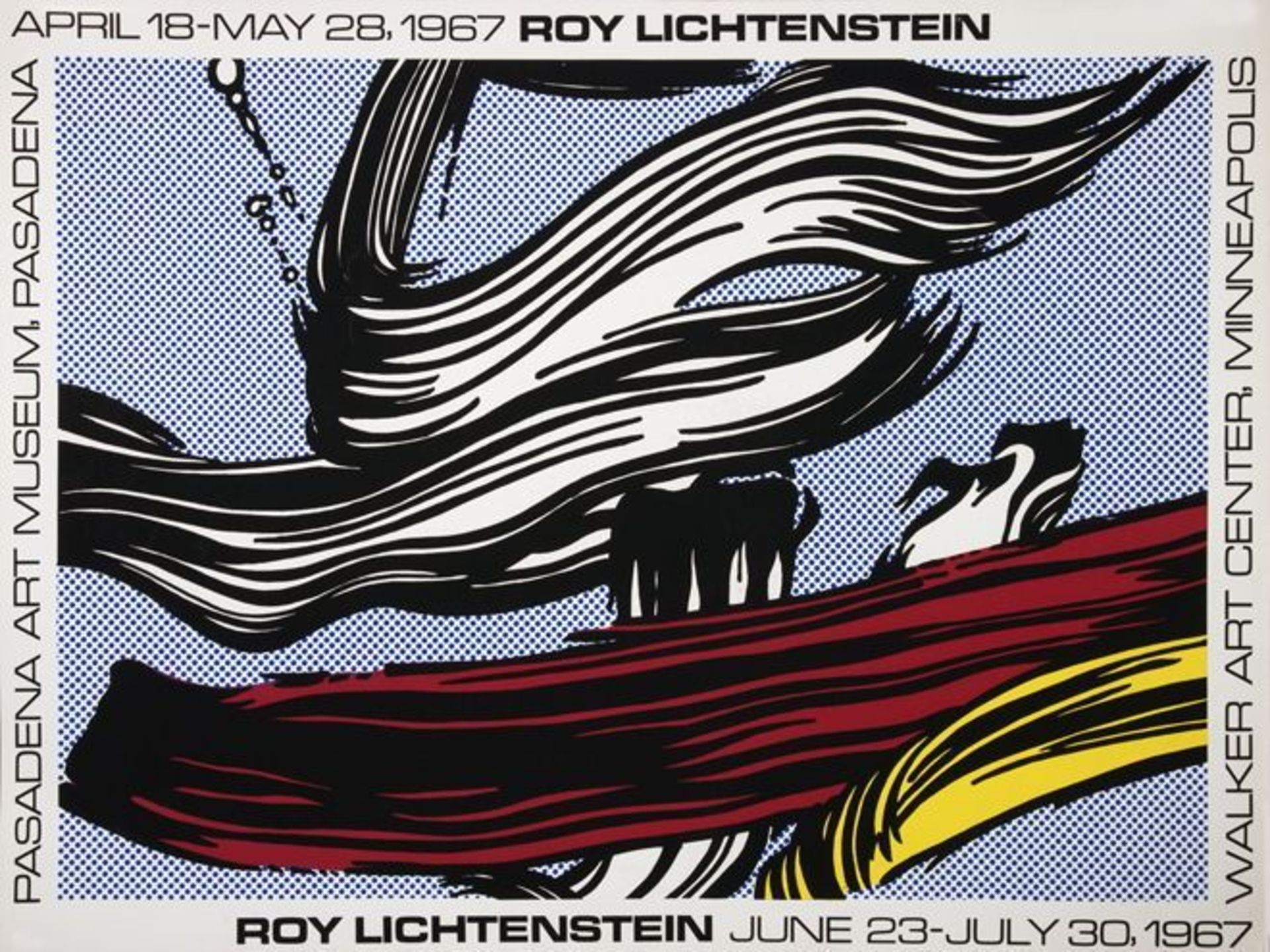 Roy Lichtenstein. Brushstrokes. Pasadena Art Museum, Pasadena. – Walker Art Center, Minneapolis.