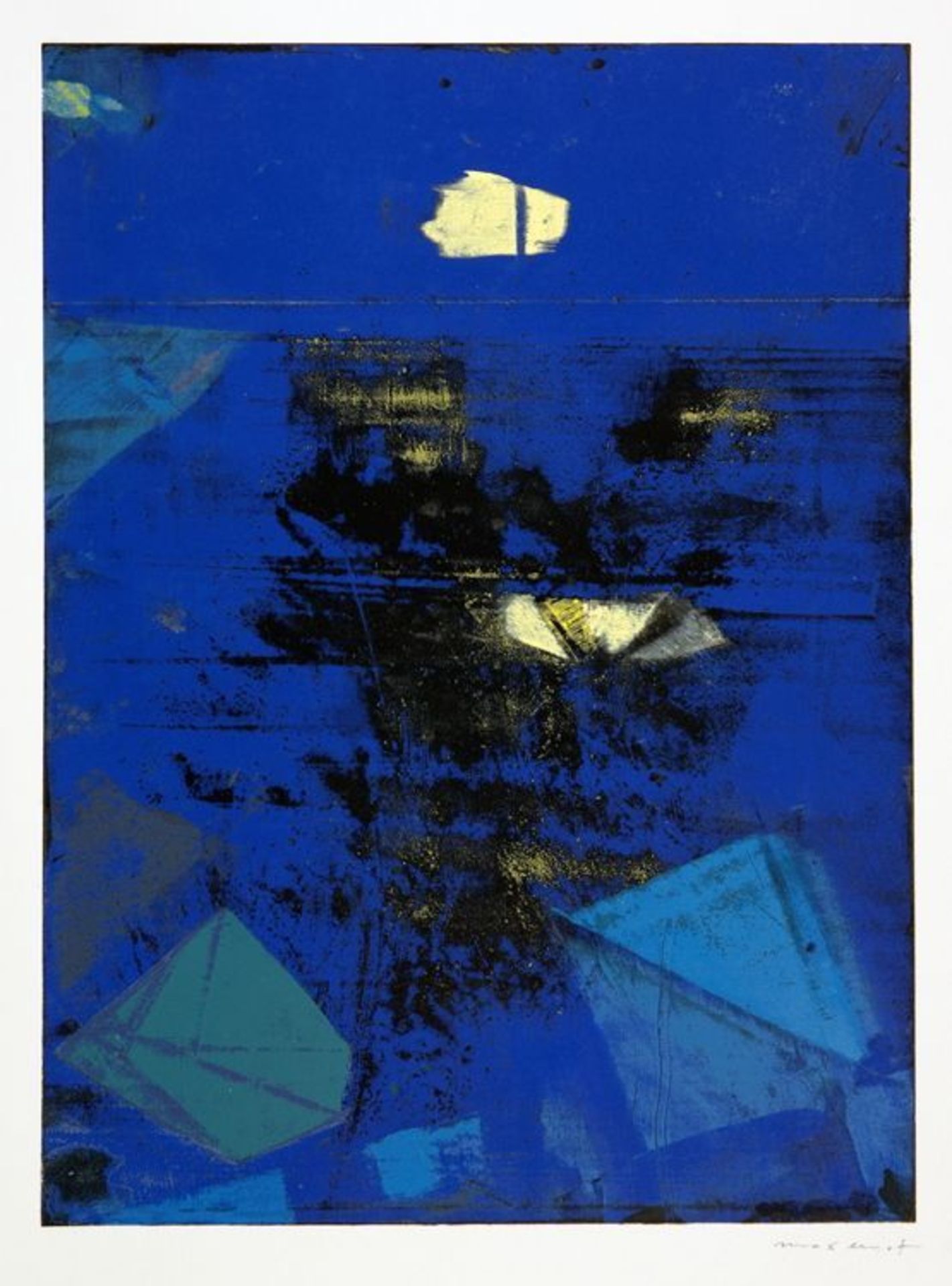 Max Ernst. Nocturne. Farbserigraphie. 1973. 33,4 : 24,5 cm (51,0 : 41,0 cm). Signiert.