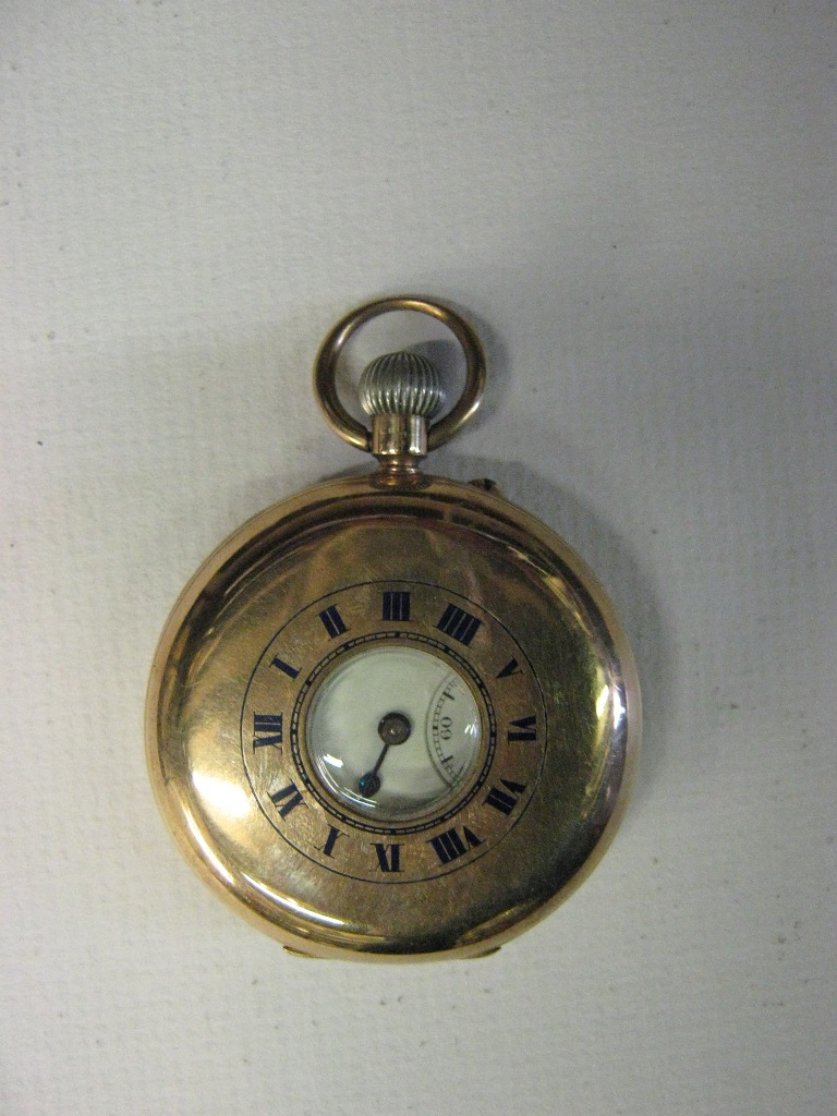 Gold pocket watch