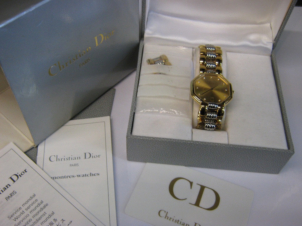 Christian Dior ladies watch boxed with certificates