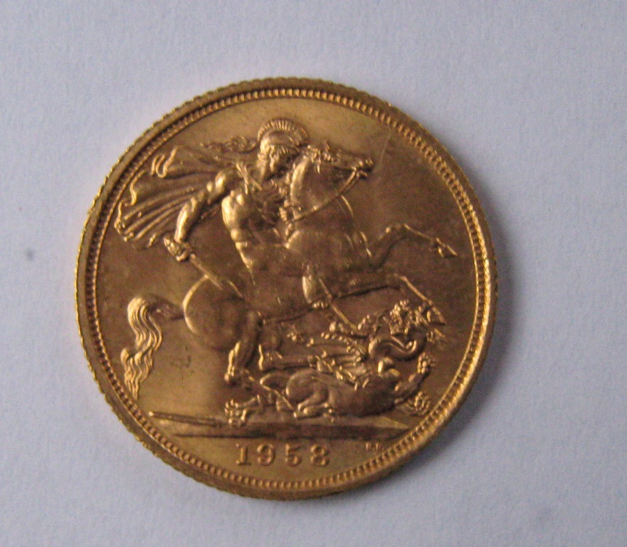 1958 Gold Sovereign