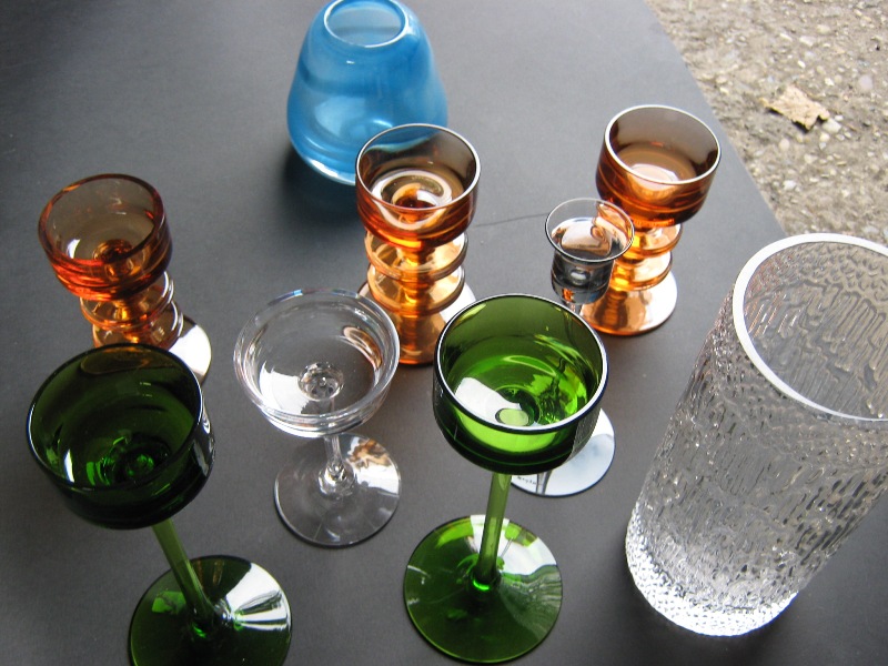 An assortment of Wedgwood glass