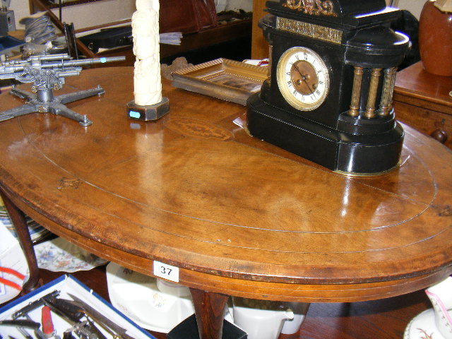 Victorian Walnut Topped Coffee Table