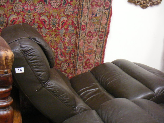 Contemporary Leather Chaise Longue