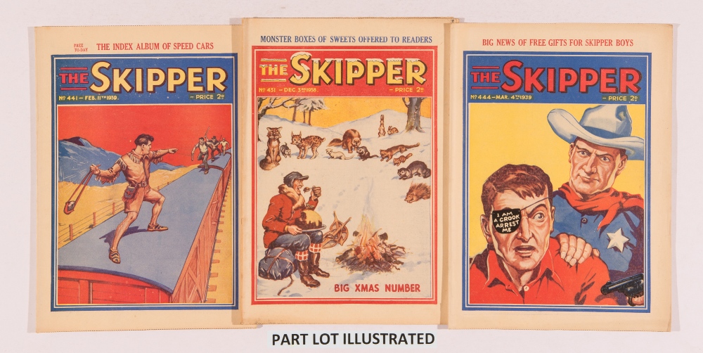 Skipper (1938-39) 395, 398, 422-432, 436-441, 443, 444. Starring Leatherface and S.O.S. from Planet