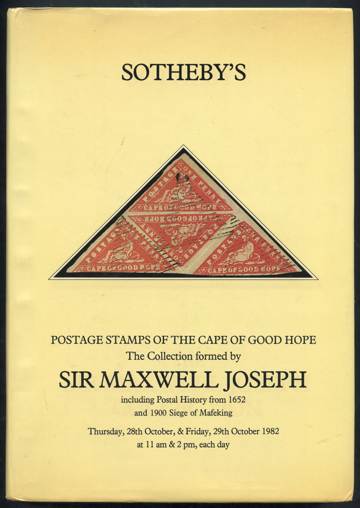 1982 Sothebys Maximus Grand Prix Cape collection hard back auction catalogue +1989 Sir Maxwell