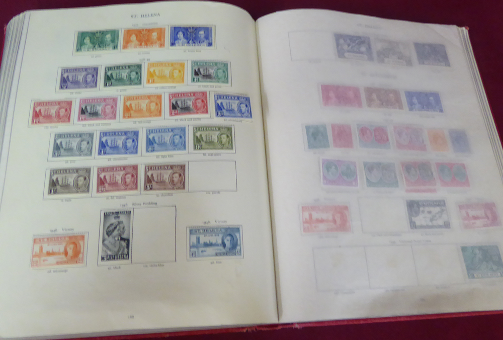 BRITISH COMMONWEALTH KGVI M collection housed in The Printed album, mainly part or short sets.