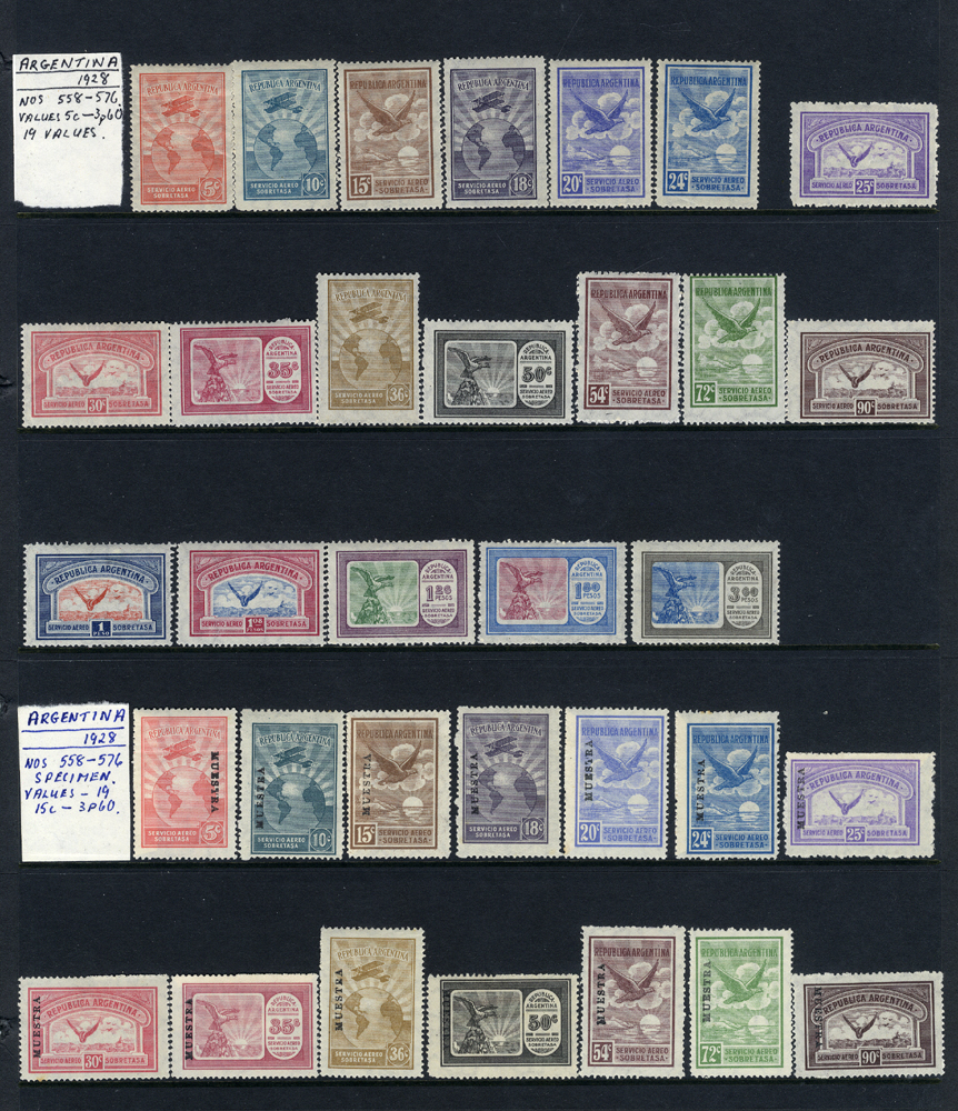 COUNTRIES LETTER A incl. Abkhasin, Afghanistan, Aitutaki, Ajman, Albania incl. 1927 Air set,