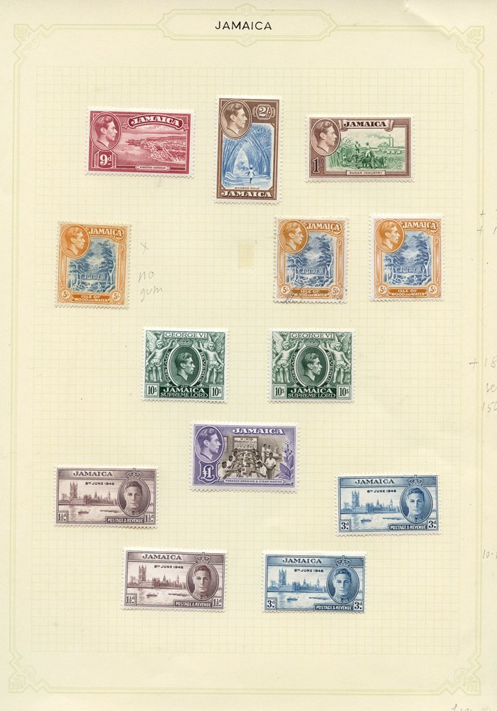 1935-67 fine M collection on leaves incl. 1935 Jubilee set, 1938 Defin set + extras, 1945 New