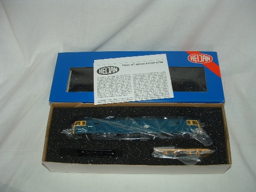 HELJAN 4753 BR Blue Class 47 no 47122. DCC ready. Mint Boxed with Instructions and unopened