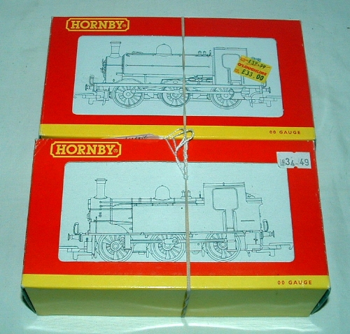 HORNBY R2400A Class J52 0-6-0ST no 3970 and R2325A Class J83 0-6-0T. Both locomotives have a