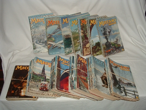 A collection MECCANO Magazines - complete year Sets for 1944 to 1955 and 8 x 1943 Issues and Jan and