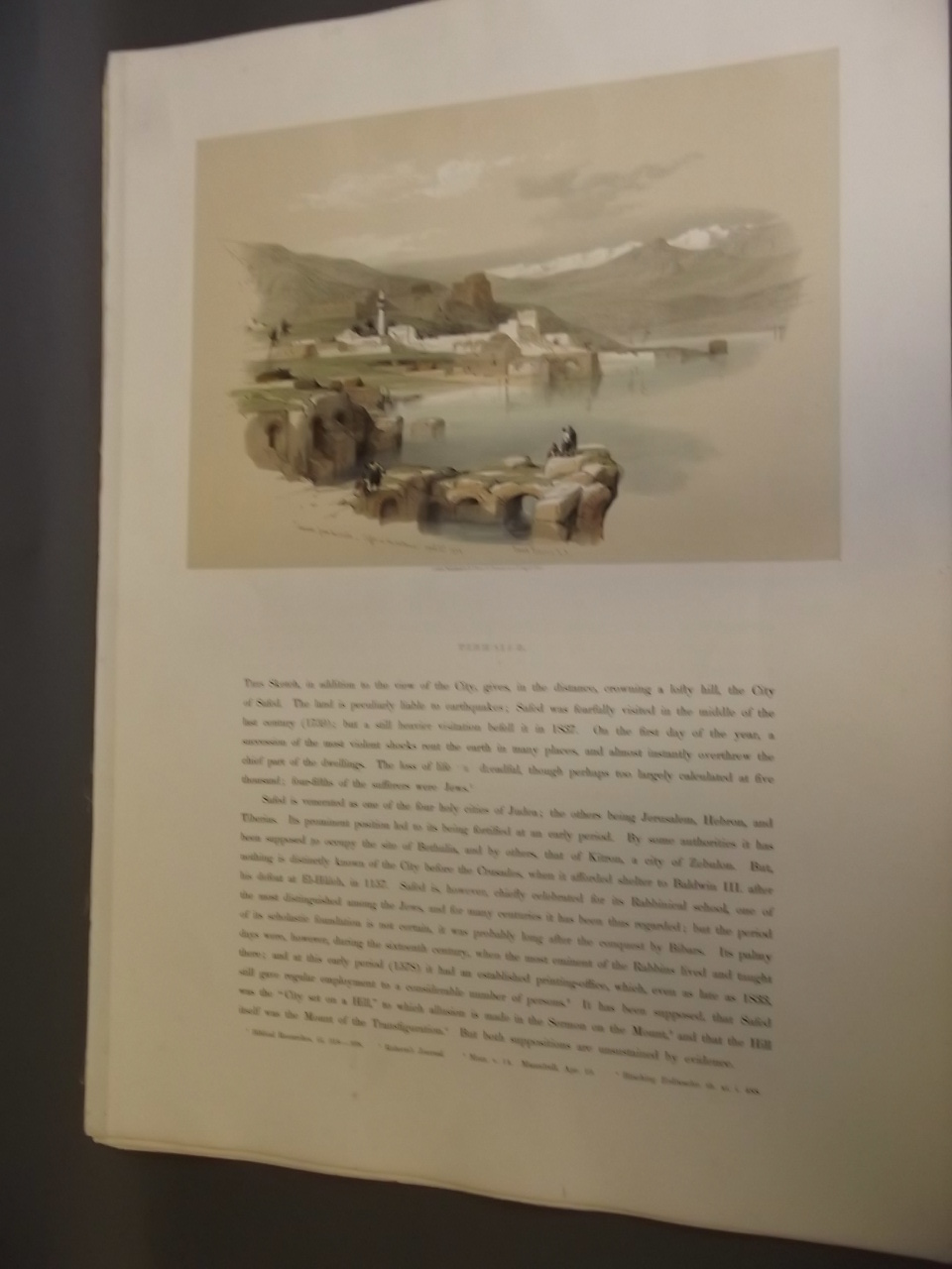 David Roberts, five C19th half page coloured engravings of Egypt & Nubia, published by Knox & F.G.