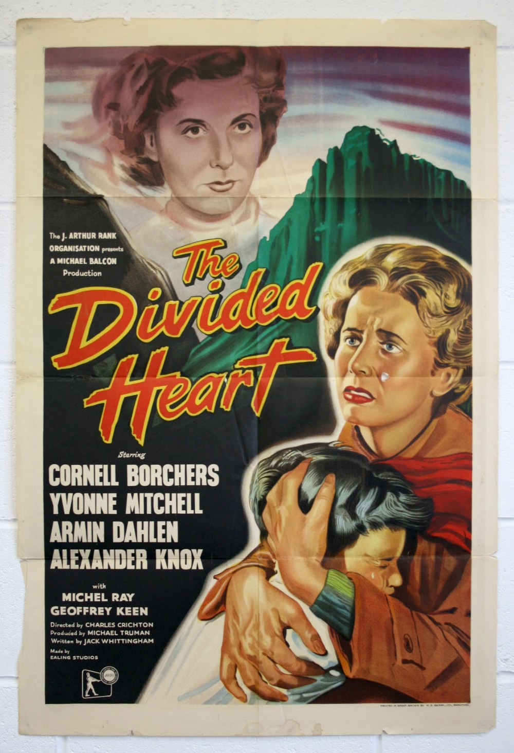 Ten Various cinema posters, dating from various periods, including Divided Heart GB 1 sheet (small