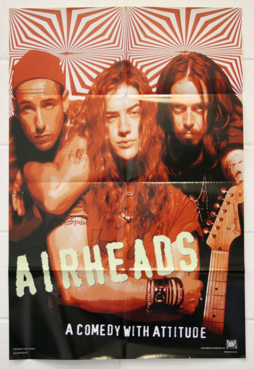 Ten Various cinema posters, dating from various periods, including Airheads (souvenir poster),