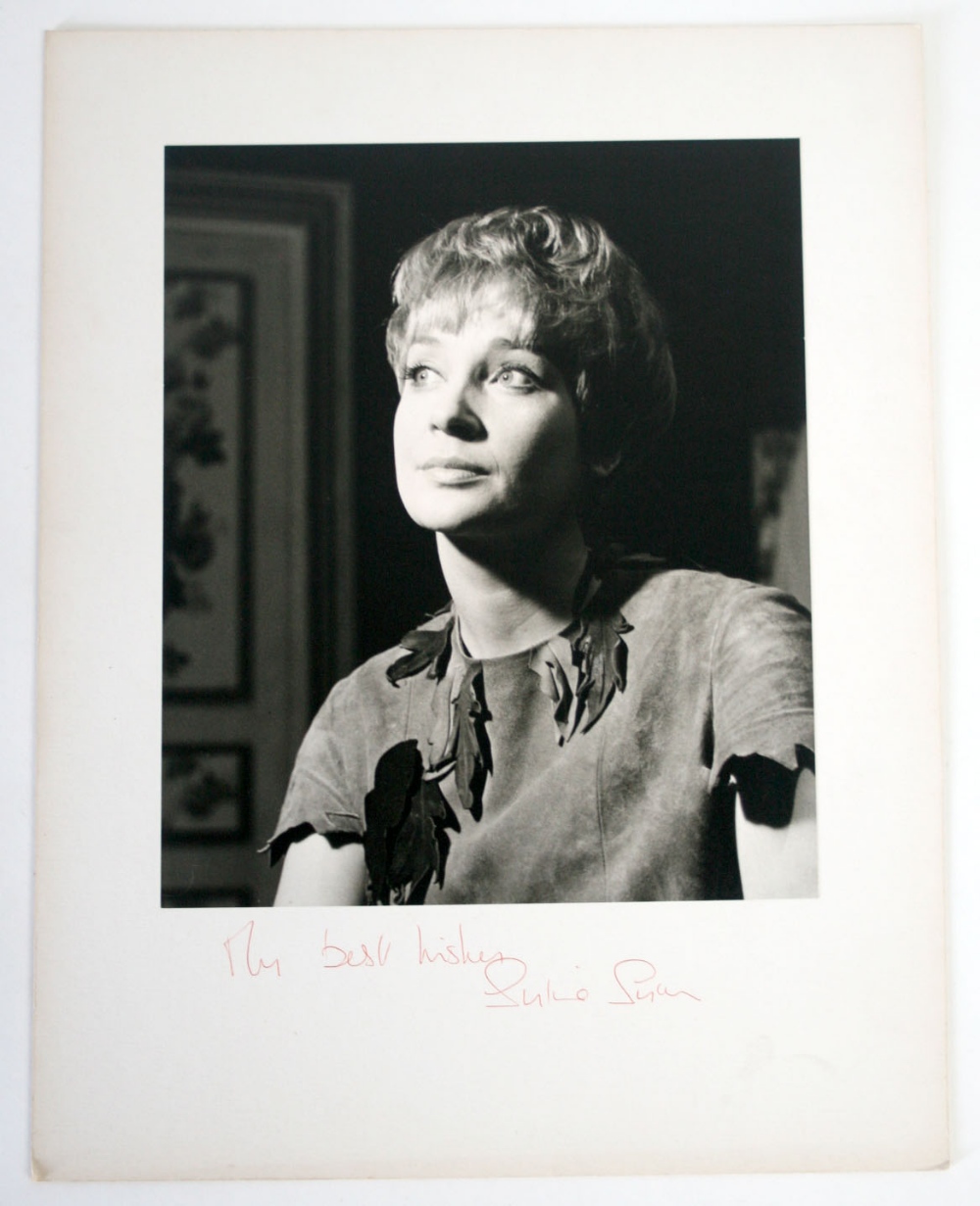 Photo display (14"x 18") of the actress Sylvia Syms early 1960`s, by RG Nicholds, previously part