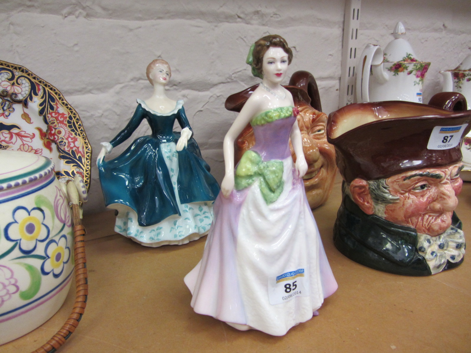 Two Royal Doulton figures Jessica HN2850 and Janine HN2461