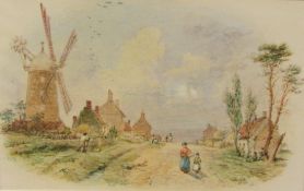 George Weatherill (British 1810-1890): 'Stainsacre near Whitby', watercolour signed and titled under