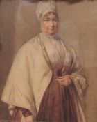 Samuel Cousins after George Richmond (19th Century): 'Elizabeth Fry' (1780-1845) - three quarter
