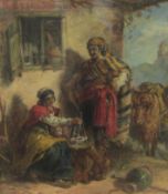 Thomas Kent Pelham (British: fl.1860-1891): 'Gossip - Cordova' , oil on canvas signed, titled and